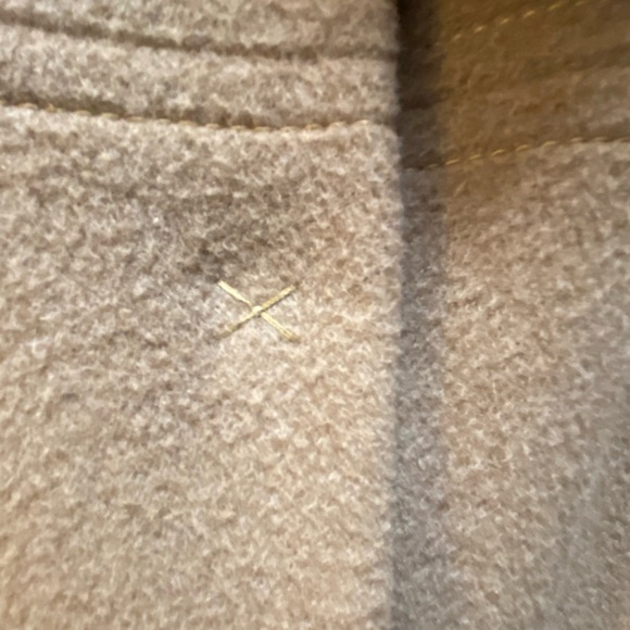 BARNEYS NEW YORK Made In Italy Womens Wool Camel Coat Size 44/10 - Picture 12 of 14